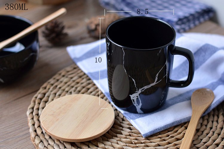 Black & White Marble Mug